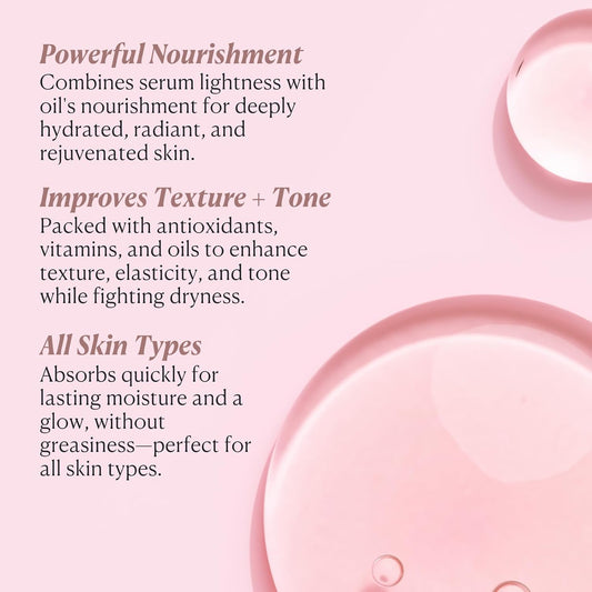 Nakery SkinInfusion Facial Oil Serum (5.07 Fl Oz), Anti Aging Collagen Serum with Hyaluronic Acid, Matrixyl 3000 and Vitamin C Oil, Moisturizing Brightening Treatment for Dark Spots and Dry Skin