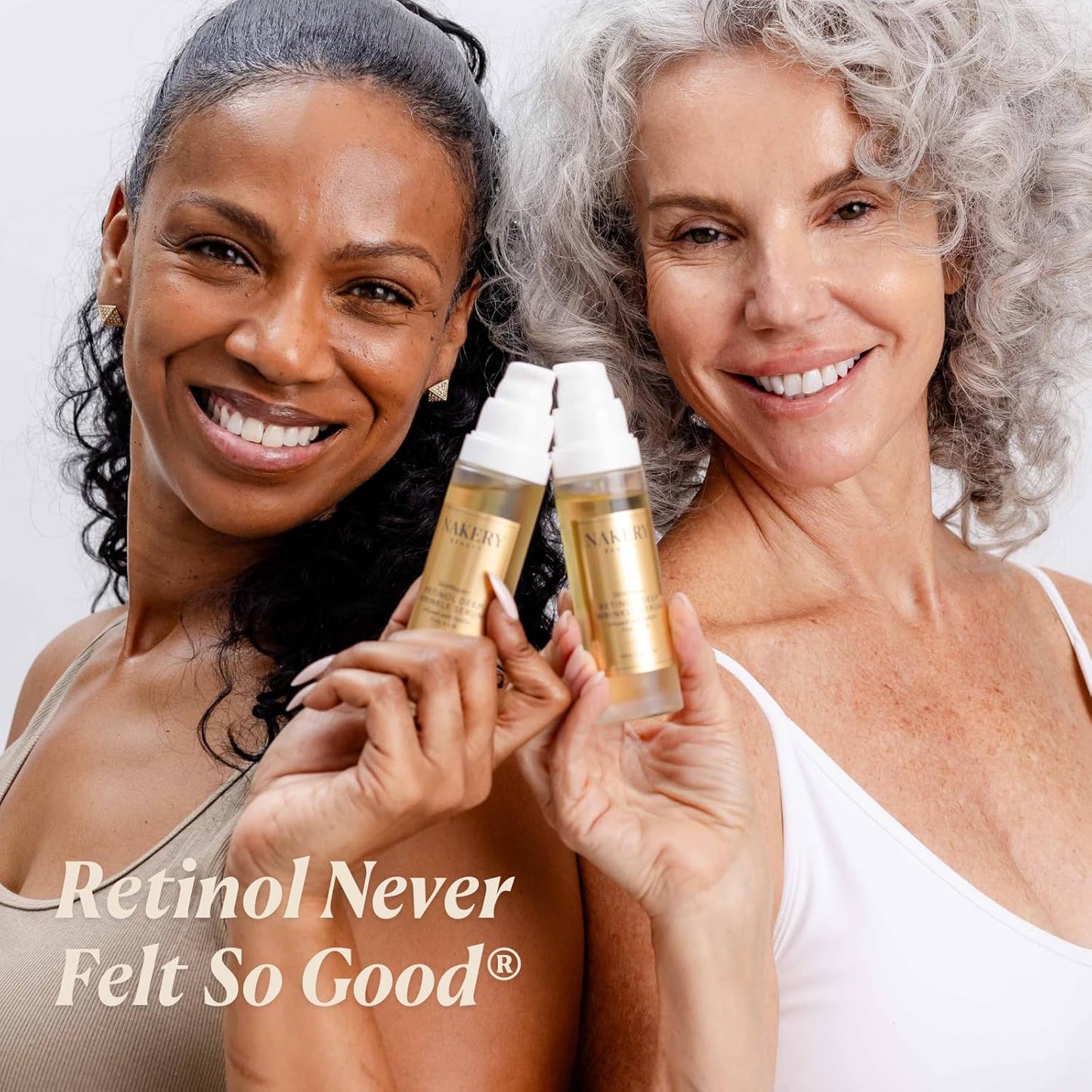Nakery SkinRepair Retinol Deep Wrinkle Serum (2.02 Fl Oz), Anti Aging Face Serum with Encapsulated Retinol, NAD+ Complex, Ceramide NP, Hydrating Firming Skin Treatment for Fine Lines