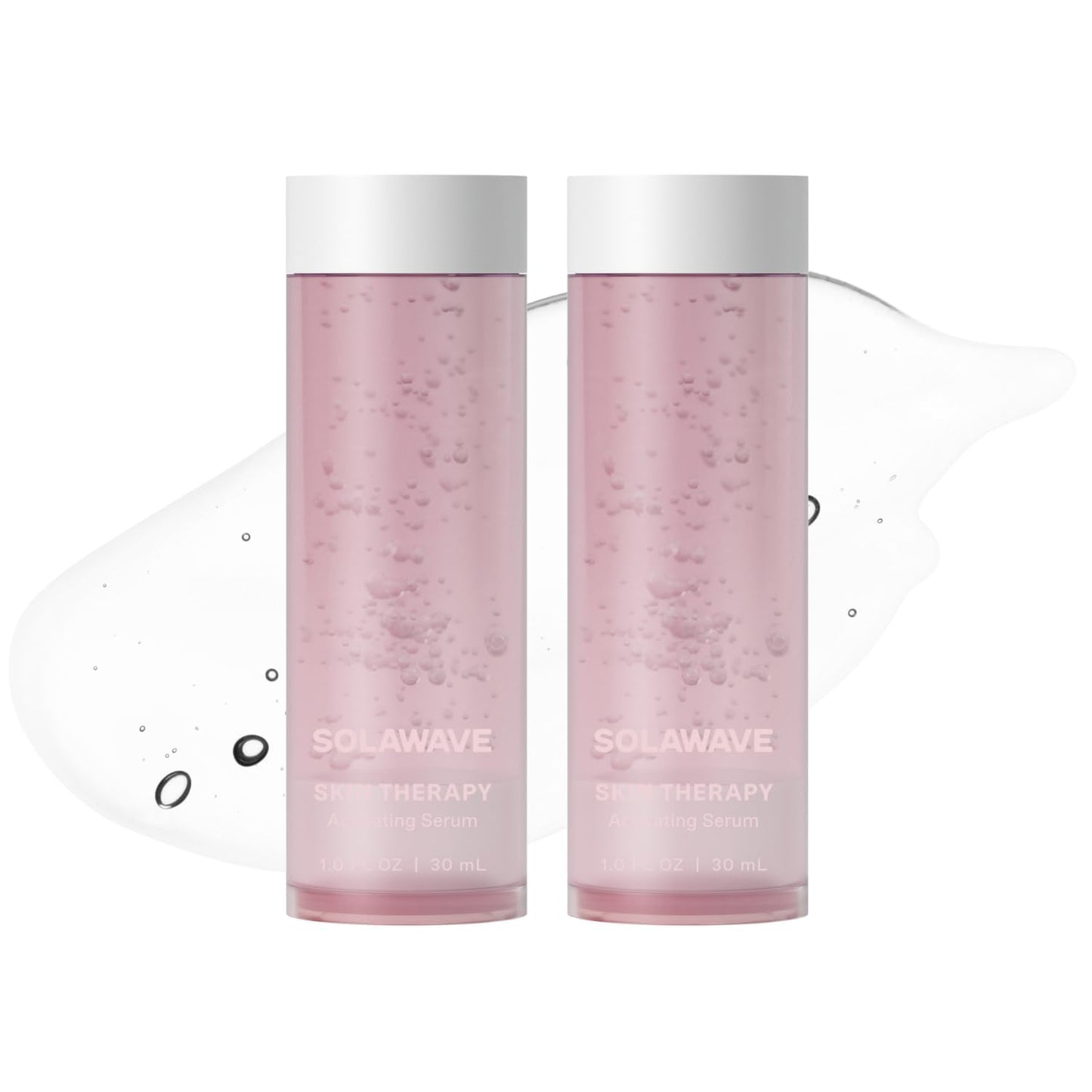 Solawave Wand Skin Therapy Activating Serum | Hyaluronic Acid and Peptides | Enhance Skincare Device Results | Hydrating Microcurrent Galvanic Current | Wrinkle Smoothing