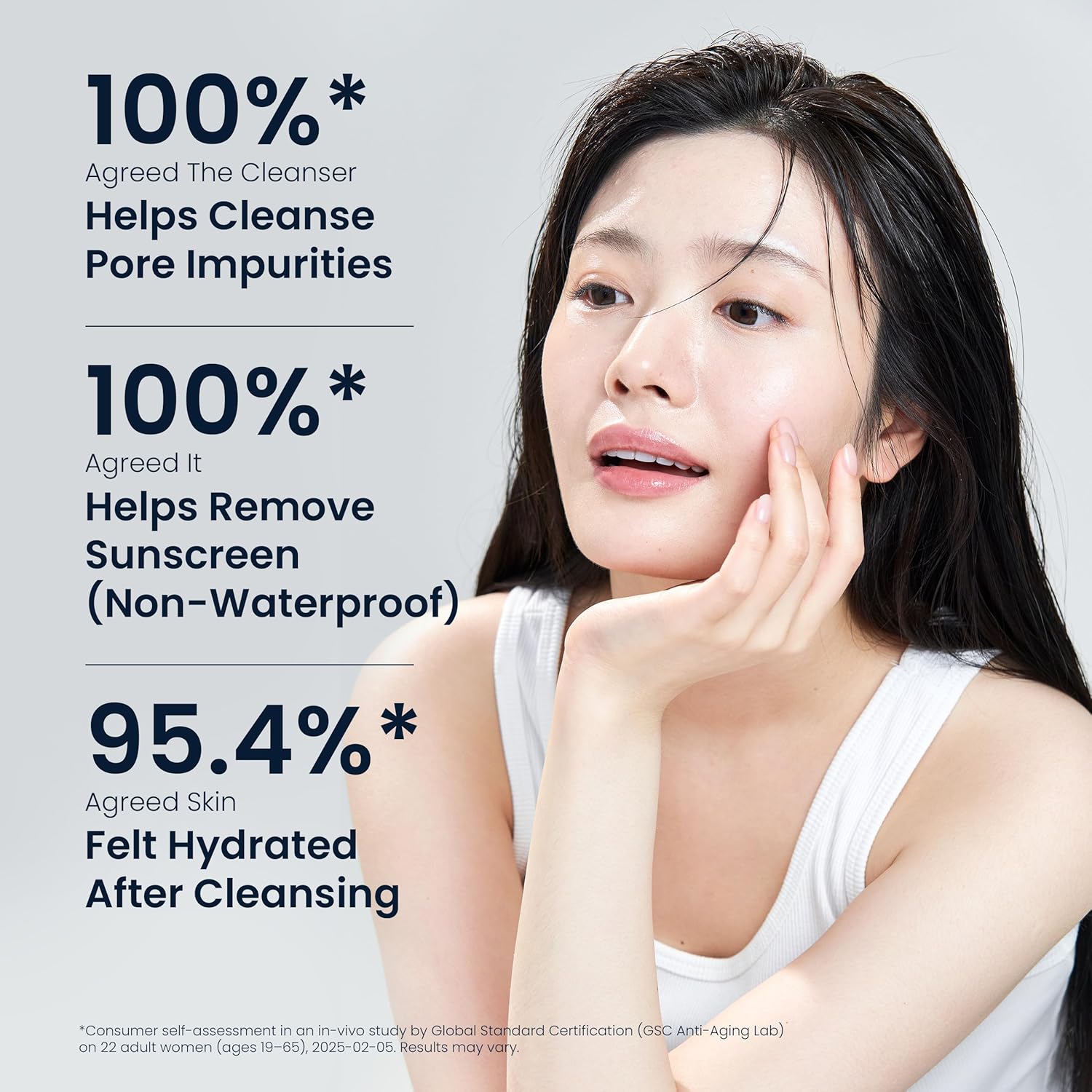 Pore Deeptox Cleansing Foam, Black Charcoal + BHA & Succinic Acid, One-Step Pore-Purifying Cleanser, 10-Weight Hyaluronic, 4.06 fl oz (120 mL) | Korean Face Wash for Oily & Sensitive Skin